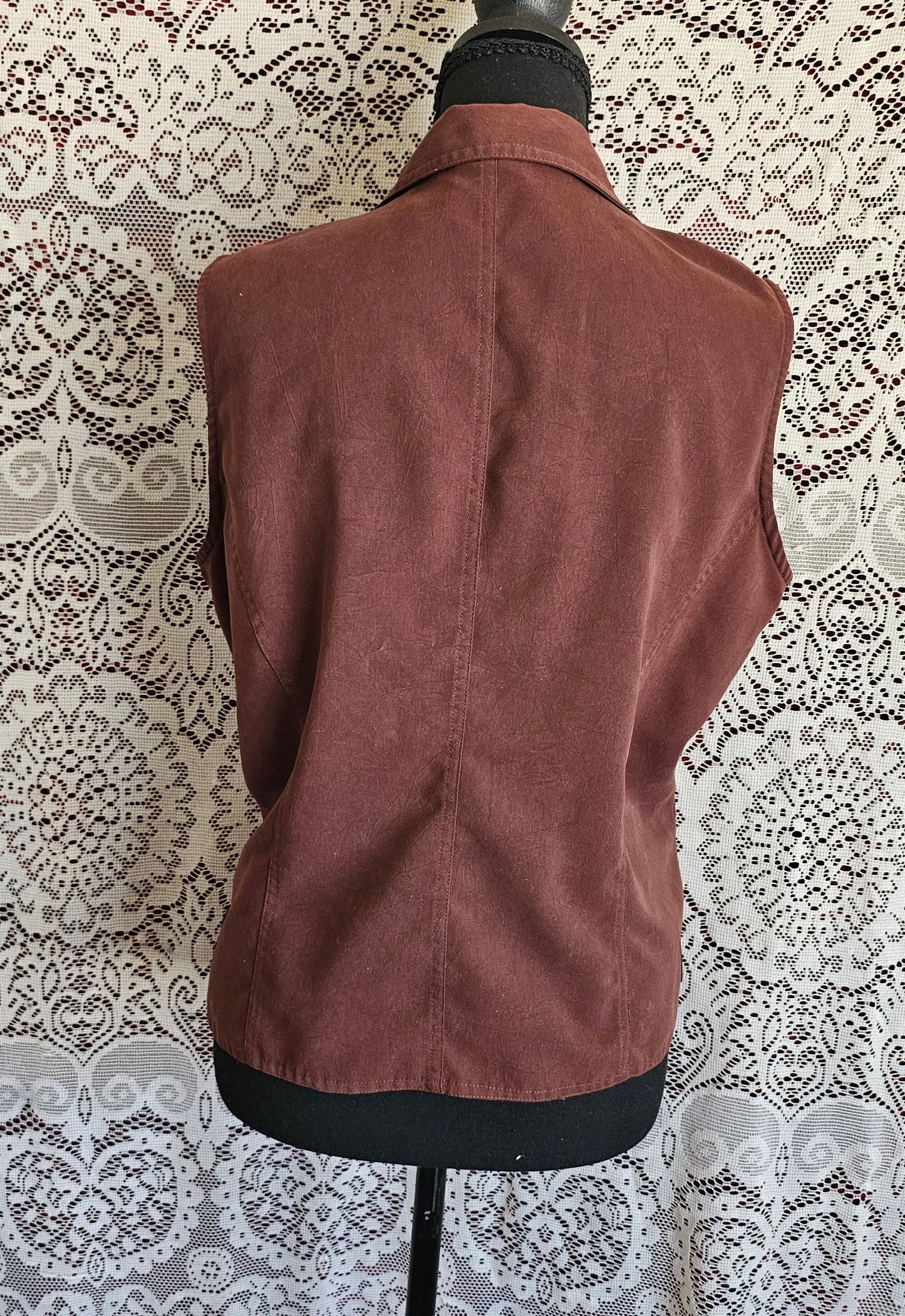 Grannycore Vest — Upcycled Retro Pillowcase Vest