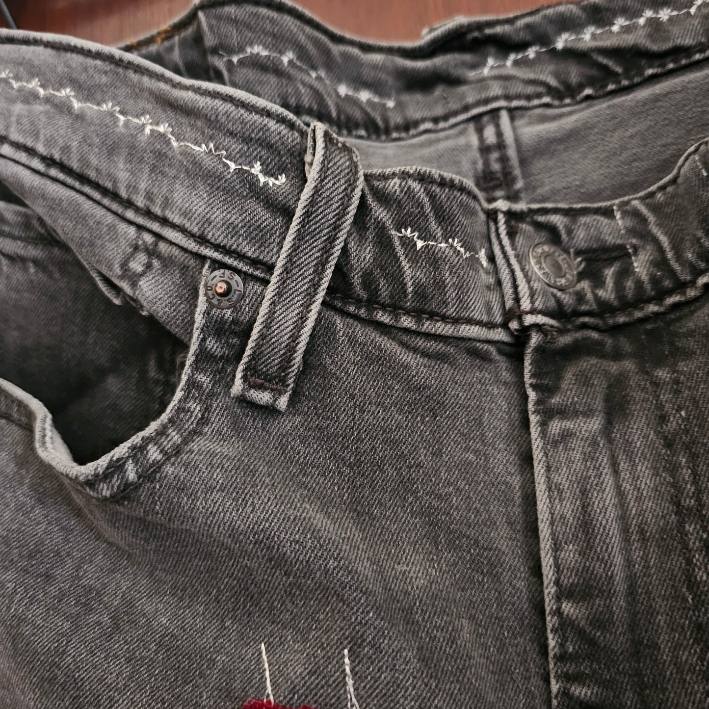 Damsel Causing Distress Jorts — Handmade Upcycled Denim