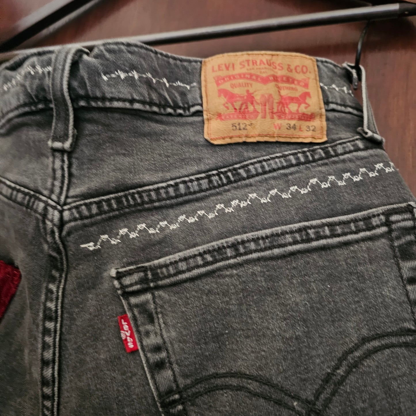 Damsel Causing Distress Jorts — Handmade Upcycled Denim