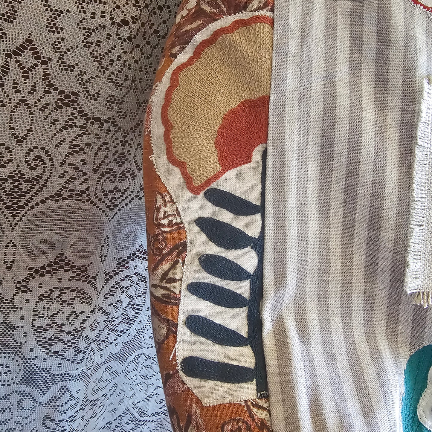 Comfy & Cozy Tote — Handmade Embroidered Animal & Fungi Tote Bag