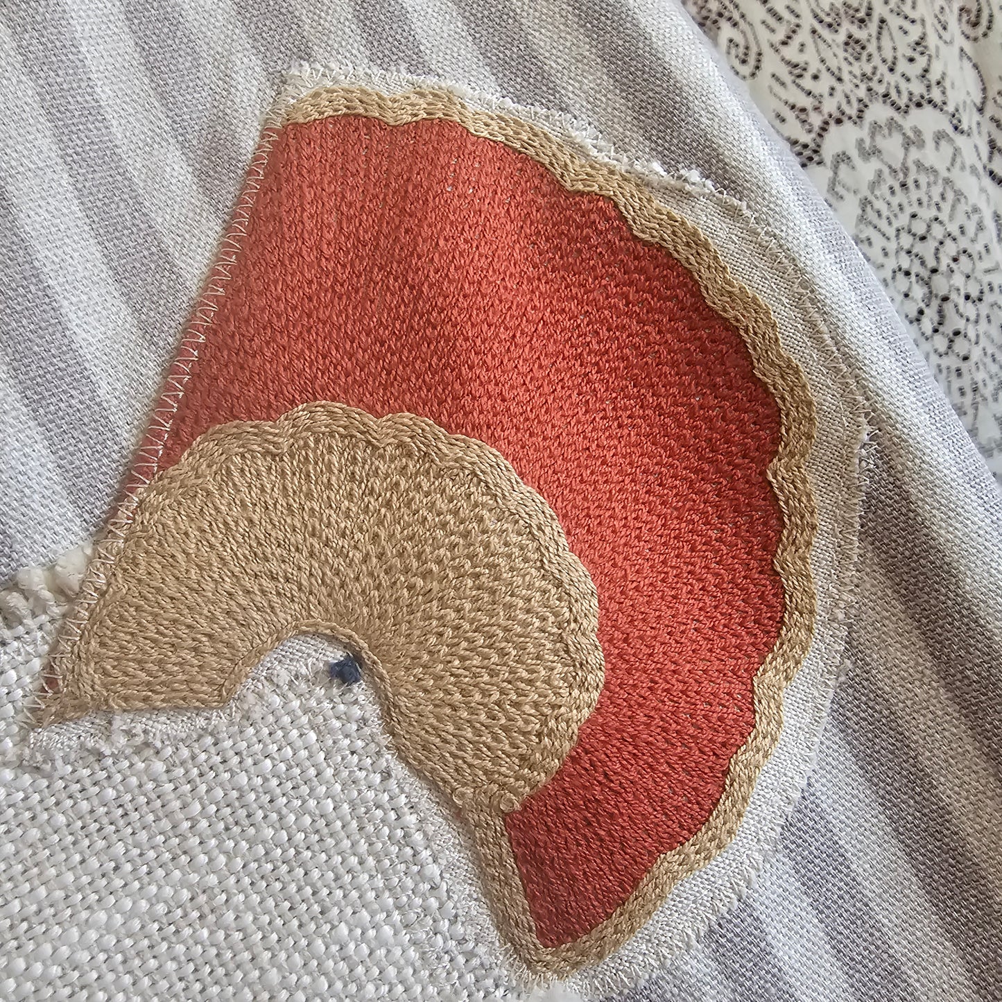 Comfy & Cozy Tote — Handmade Embroidered Animal & Fungi Tote Bag