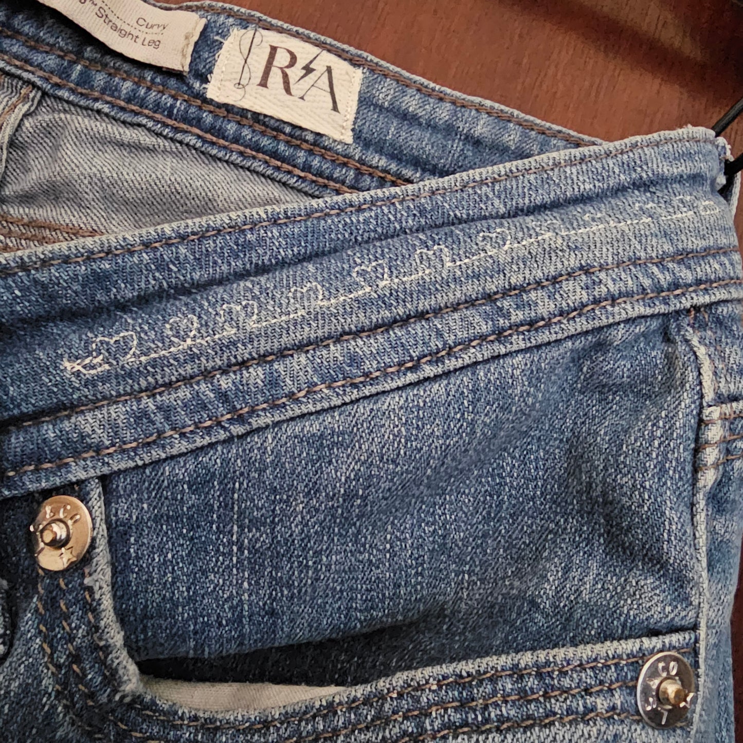 Tactile Floral Jorts — Handmade Sensory Upcycled Denim